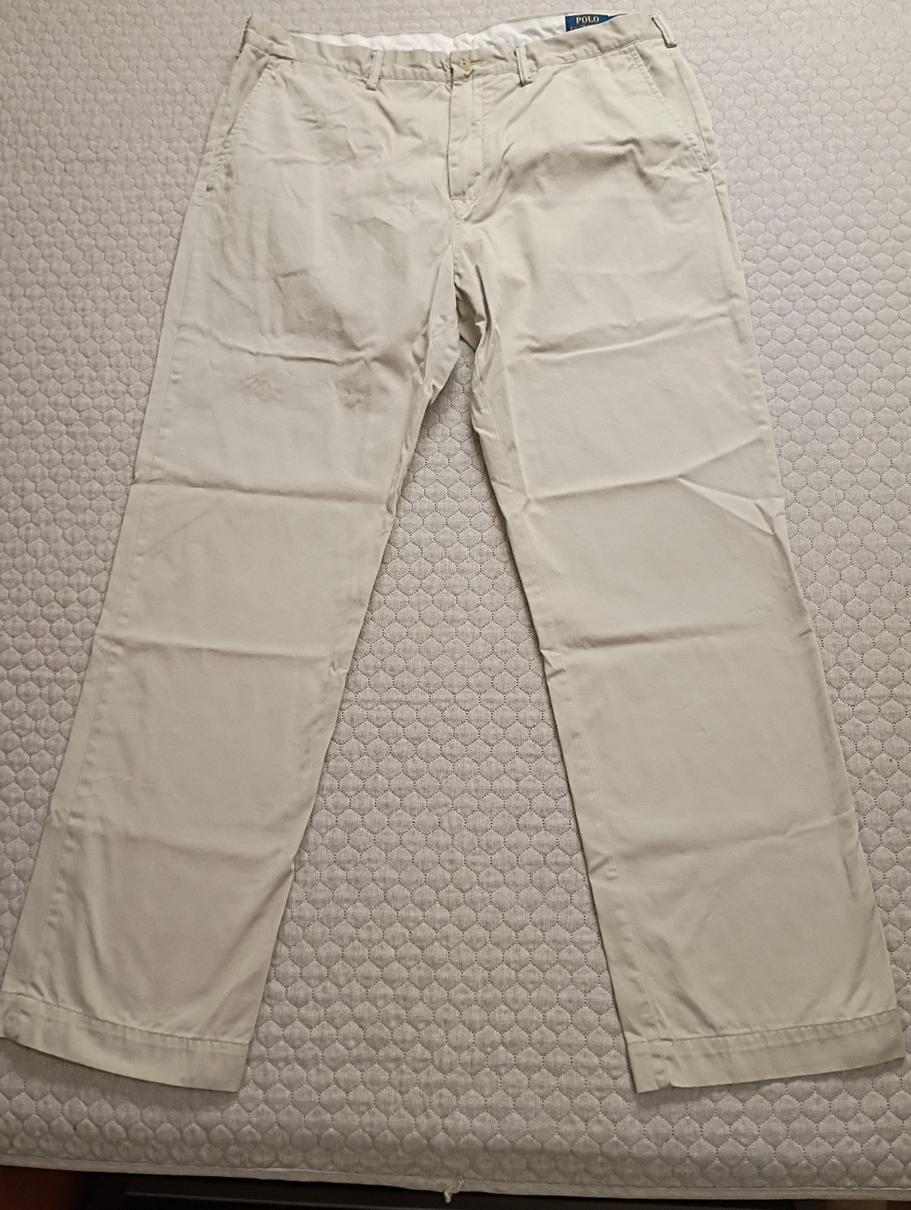 Polo Ralph Lauren Men's 40x34 Chino Pants Light Beige Classic Fit Relaxed